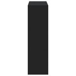 fekete szerelt fa könyvszekrény 102 x 32 x 108 cm