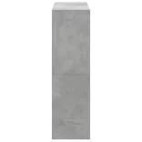 betonszürke szerelt fa könyvespolc 102 x 32 x 108 cm