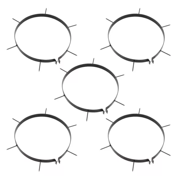 fekete vas és acél kerti fűhenger szellőztetőtüskékkel 63 L