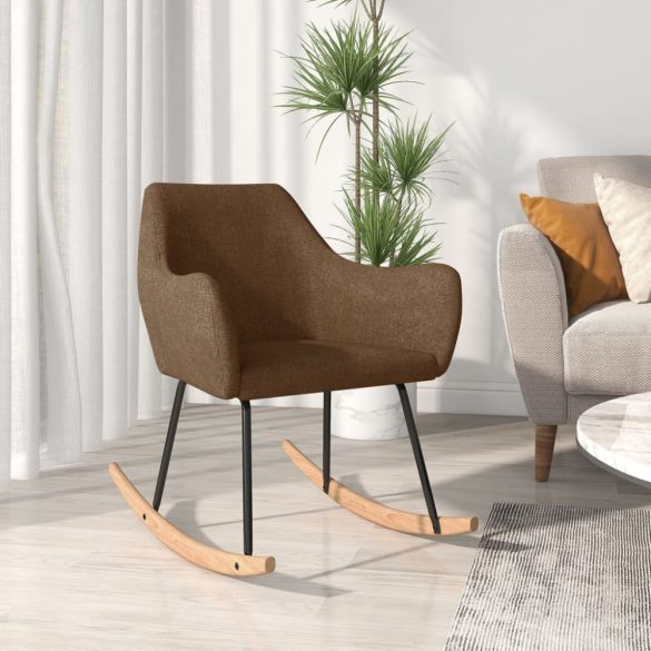 barna szövet hintaszék