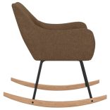 barna szövet hintaszék