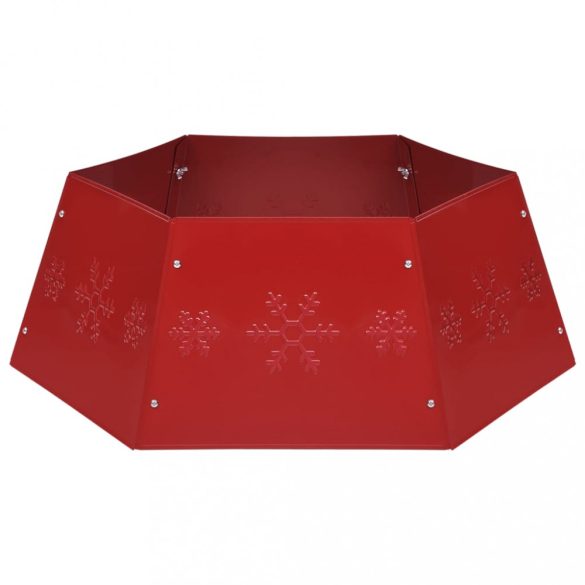 piros karácsonyfatalp-takaró Ø68 x 25 cm