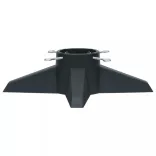 zöld karácsonyfatalp 55,5 x 55,5 x 15 cm