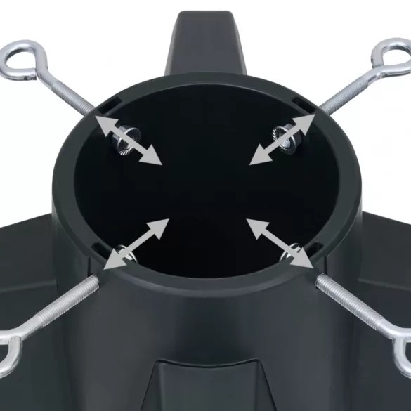 zöld karácsonyfatalp 55,5 x 55,5 x 15 cm