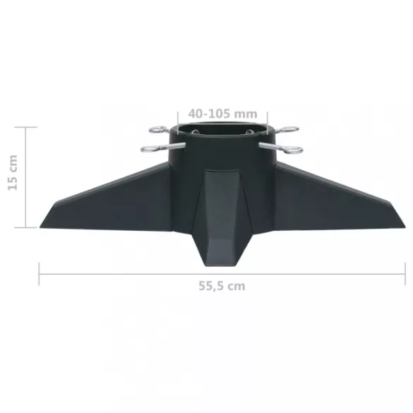zöld karácsonyfatalp 55,5 x 55,5 x 15 cm
