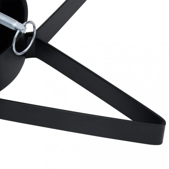 fekete karácsonyfatalp 47 x 47 x 13,5 cm