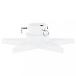 fehér karácsonyfatalp 47 x 47 x 13,5 cm