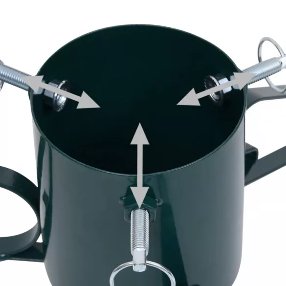 zöld karácsonyfatalp 58 x 58 x 21 cm