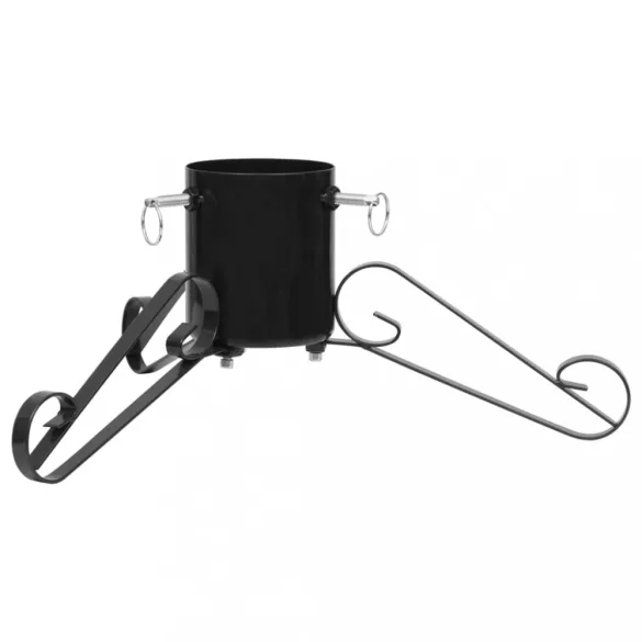 fekete karácsonyfatalp 58 x 58 x 21 cm