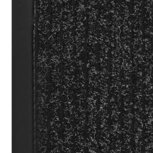 antracitszürke csíkos lábtörlő 80 x 120 cm