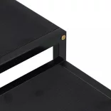 2 db fekete MDF dohányzóasztal