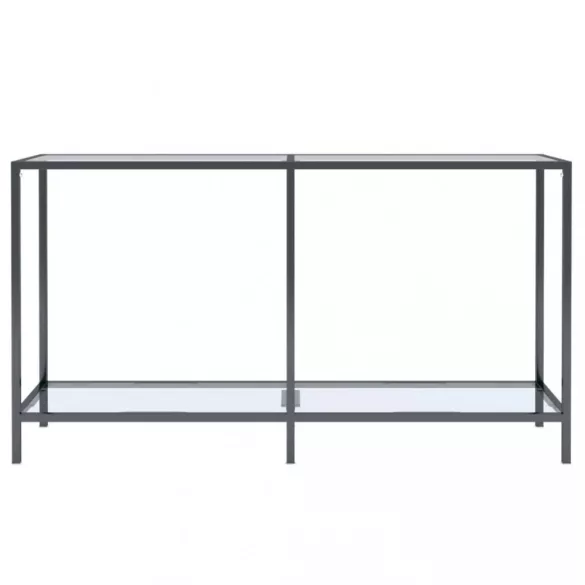 átlátszó edzett üveg tálalóasztal 140 x 35 x 75,5 cm