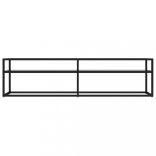 átlátszó edzett üveg TV-szekrény 160 x 40 x 40,5 cm