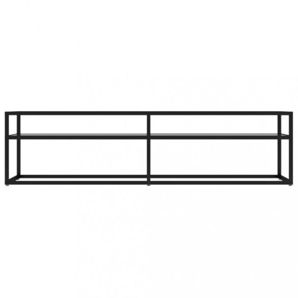 átlátszó edzett üveg TV-szekrény 160 x 40 x 40,5 cm