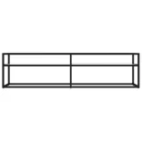 fehér márvány színű edzett üveg TV-szekrény 160x40x40,5 cm