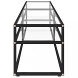 átlátszó edzett üveg TV-szekrény 180 x 40 x 40,5 cm