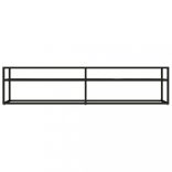 fekete márvány színű edzett üveg TV-szekrény 180 x 40 x 40,5 cm