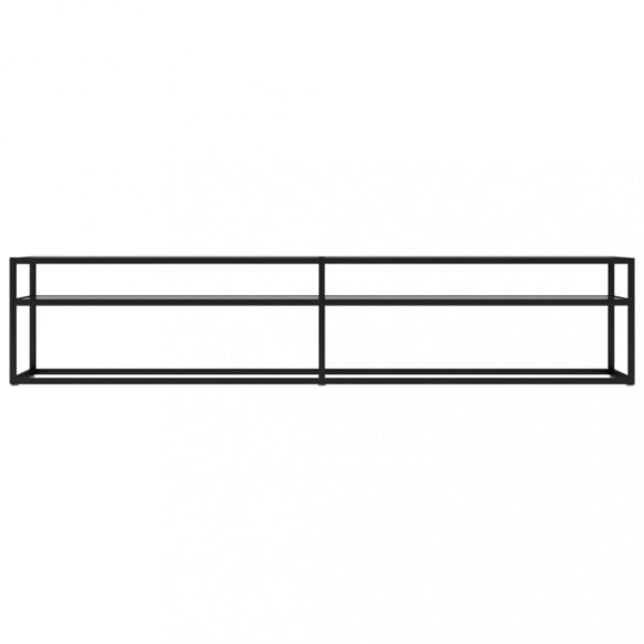 átlátszó edzett üveg TV-szekrény 200 x 40 x 40,5 cm