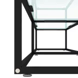 fehér márvány színű edzett üveg TV-szekrény 200x40x40,5 cm