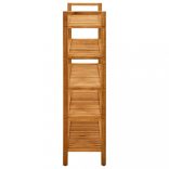 tömör tölgyfa cipőtartó 5 polccal 100 x 27 x 100 cm