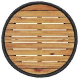 fekete polirattan félkör kerti kanapé asztallal és párnákkal