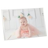 3 db ezüstszínű MDF asztali fényképkeret 21 x 29,7 cm