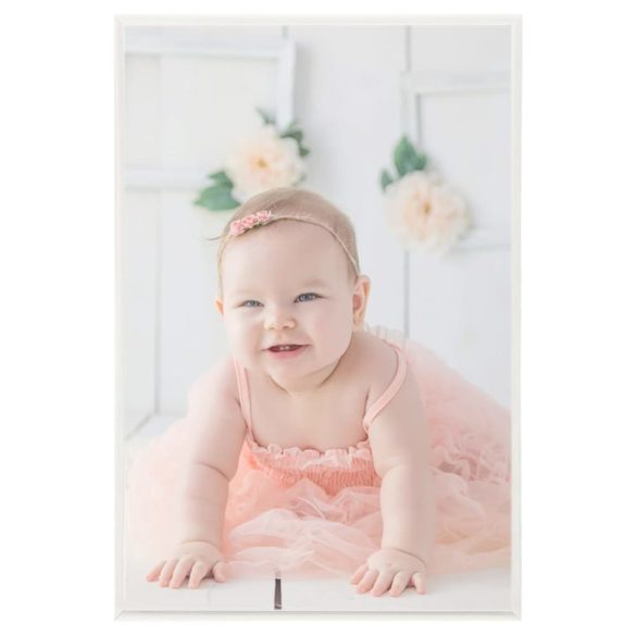 5 db ezüstszínű MDF fali/asztali fényképkeret 70 x 90 cm