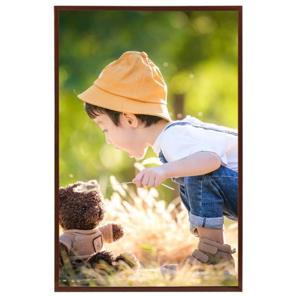 5 db bronzszínű MDF fali/asztali fényképkeret 70 x 90 cm