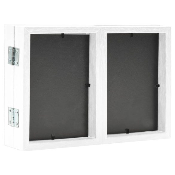 fehér háromszárnyas fényképkeret 28x18 cm + 2x(13x18 cm)