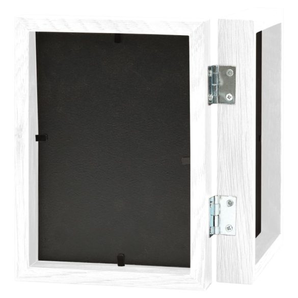 fehér kétszárnyas fényképkeretszett 2 x (13 x 15 cm)