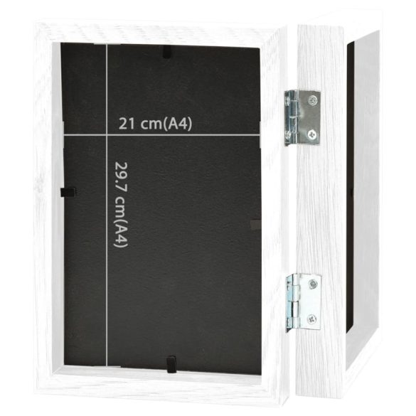 fehér kétszárnyas fényképkeretszett 2 x (21 x 29,7 cm)