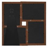sötétbarna MDF fényképkeretszett 4 db 13 x 18 cm-es képhez