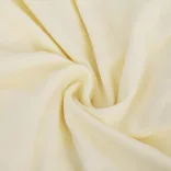 3-személyes krémszínű sztreccs poliészterdzsörzé kanapéhuzat