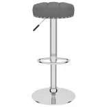 2 db sötétszürke szövet bárszék