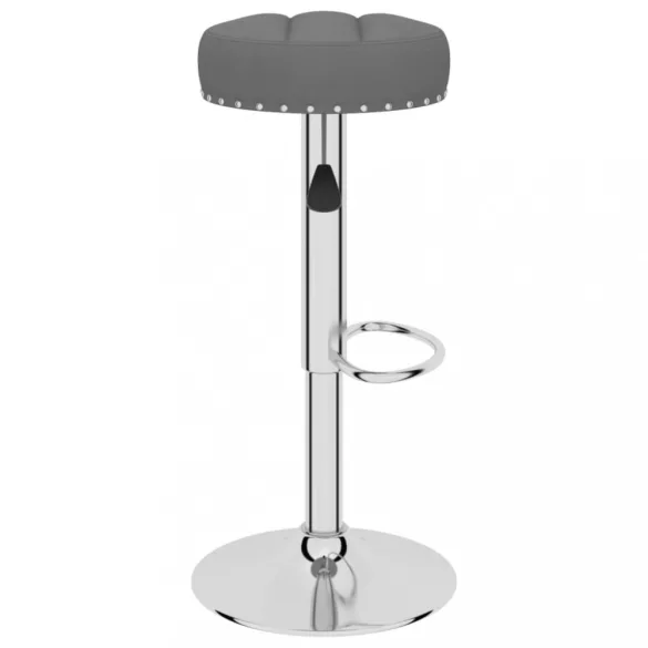 2 db sötétszürke szövet bárszék