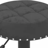 2 db fekete bársony bárszék