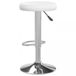 2 db fehér műbőr bárszék