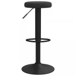 2 db fekete bársony bárszék