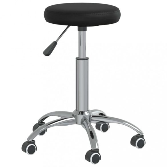 fekete műbőr forgó irodaszék