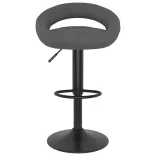 2 db sötétszürke bársony bárszék