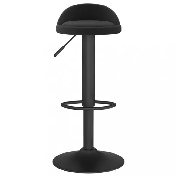 fekete bársony bárszék