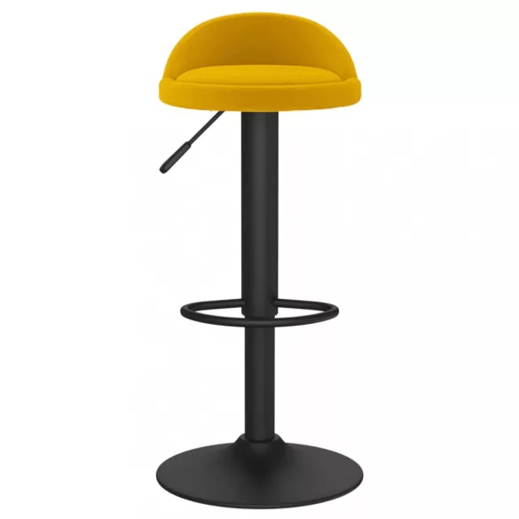 2 db sárga bársony bárszék