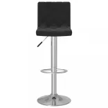 2 db fekete bársony bárszék