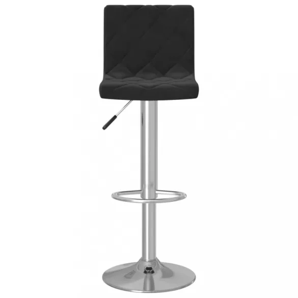 2 db fekete bársony bárszék