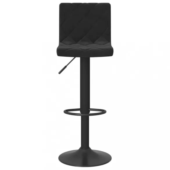 2 db fekete bársony bárszék