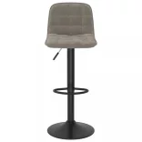 2 db világosszürke bársony bárszék