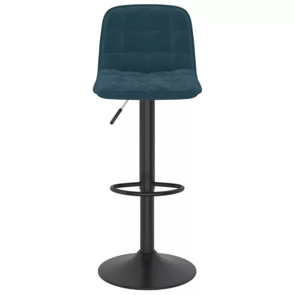 2 db kék bársony bárszék