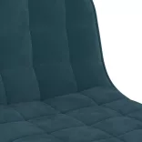 2 db kék bársony bárszék