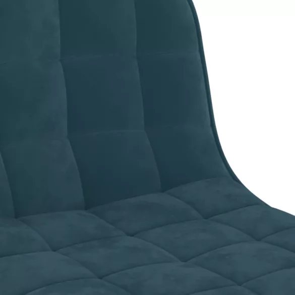 2 db kék bársony bárszék