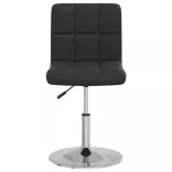 fekete műbőr bárszék